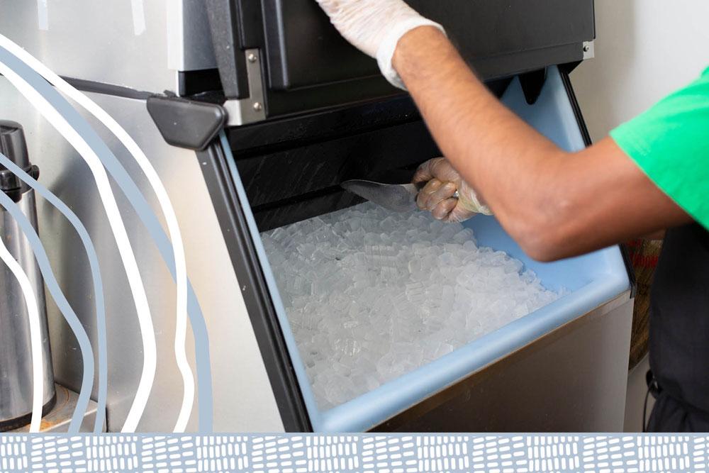 Large ice machine